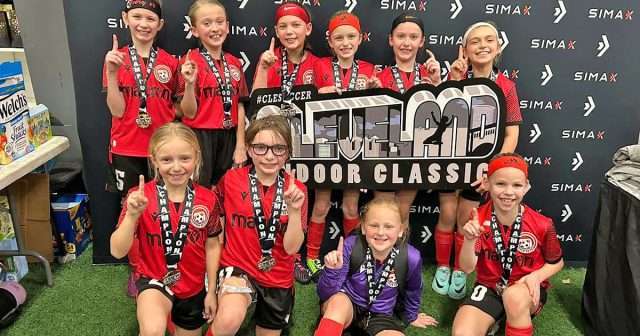 2014 Ladies Team Red – Champions at the 2024 Cleveland Indoor Classic