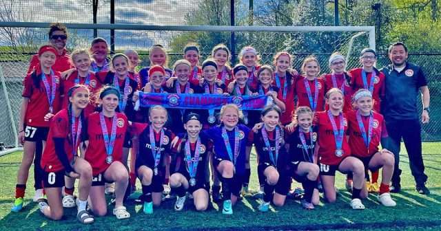 2011 & 2014 Ladies Red are CHAMPIONS of the Nike Elite Spring Thaw
