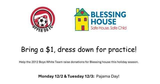 11 Boys Team White – Supporting the Blessing House