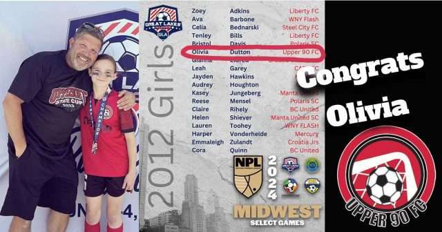 Dutton selected to the Midwest Select team