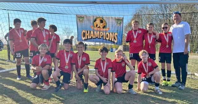 2012 Boys Team Gray – CHAMPIONS.