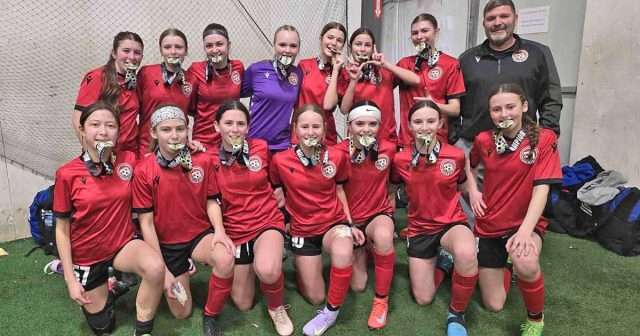 2011 Ladies Team Red bring home the hardware